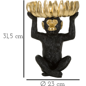 SCIMMIA S/TASCHE BANANE CM Ø 23X31,5