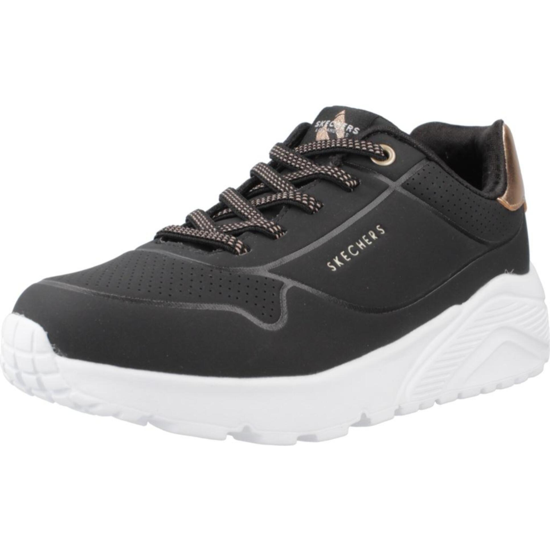 Zapatillas Niña Uno Lite-metallic Mo Negro