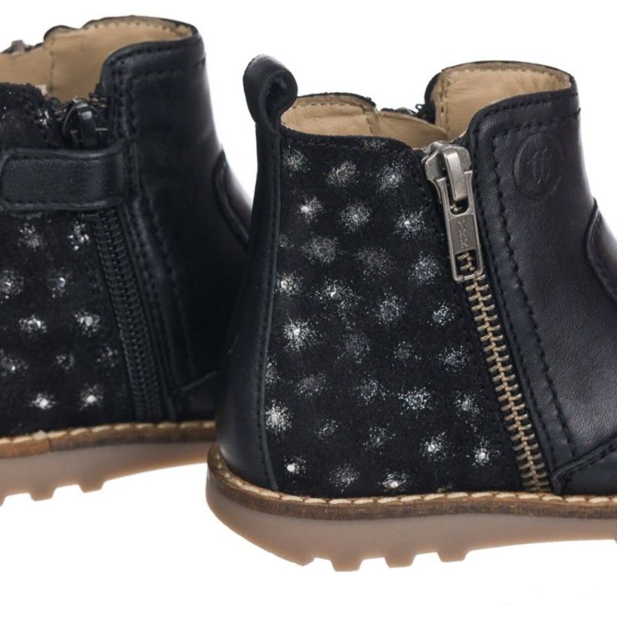 Botin de piel natural