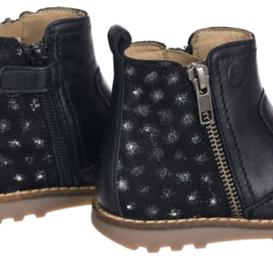 Botin de piel natural
