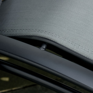 Juego de 2 Tumbonas de Jardín Relax con Marco de Aluminio Tumbonas Reclinables con Respaldo Ajustable en 5 Posiciones y Reposacabezas para Terraza Balcón 171x64x82 cm Gris