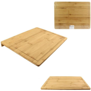 Planche à découper COOK CONCEPT à decouper avec rebord bambou