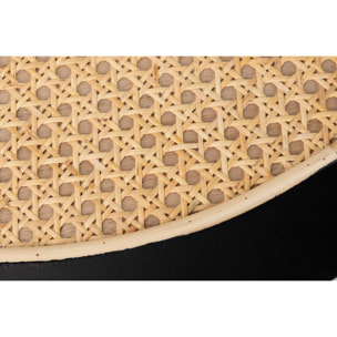 Mesa Madera Natural Negro 60x60x45 Cm