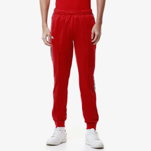 Kappa - Pantaloni Bambino Rosso - 222 Banda Rastoria Slim