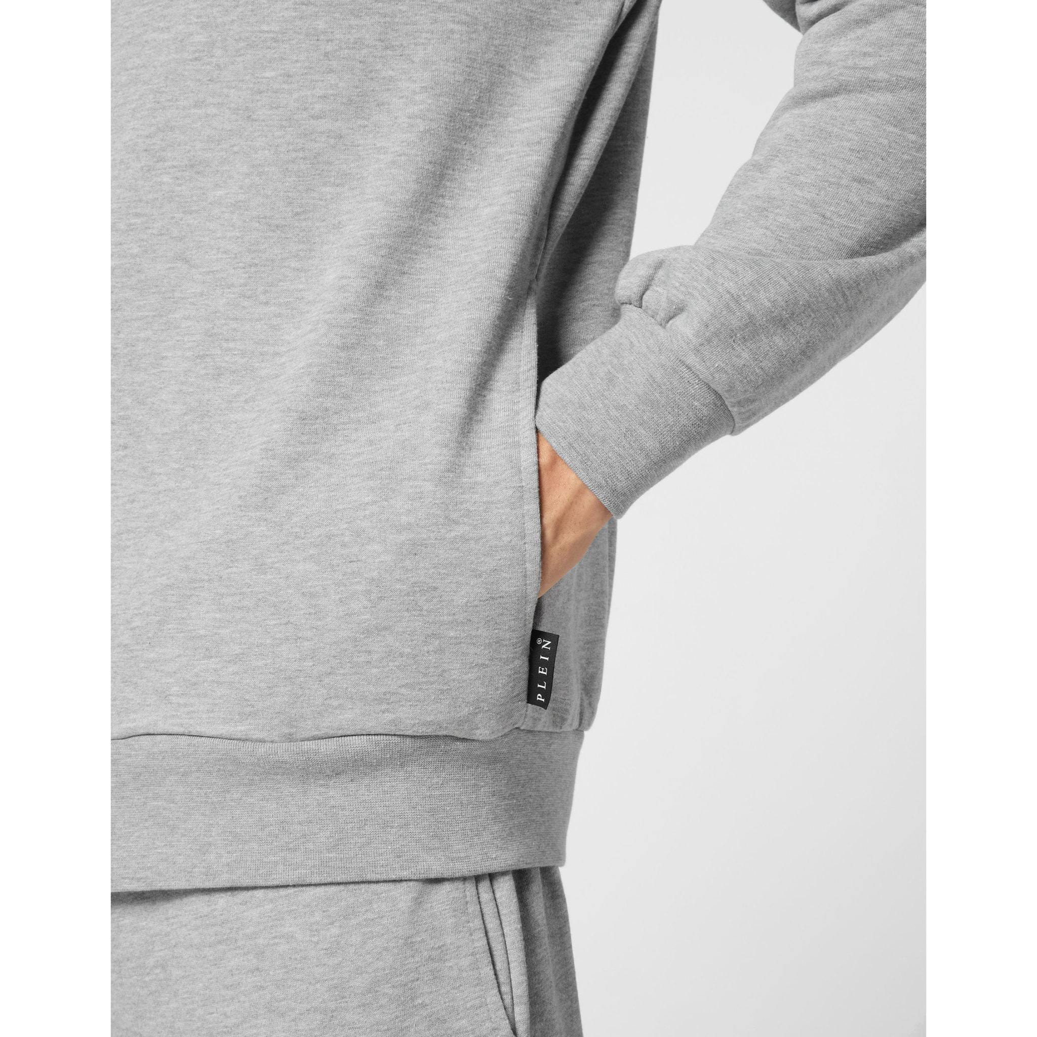 PHILIPP PLEIN Hooded Sweatjacket ICONIC PLEIN