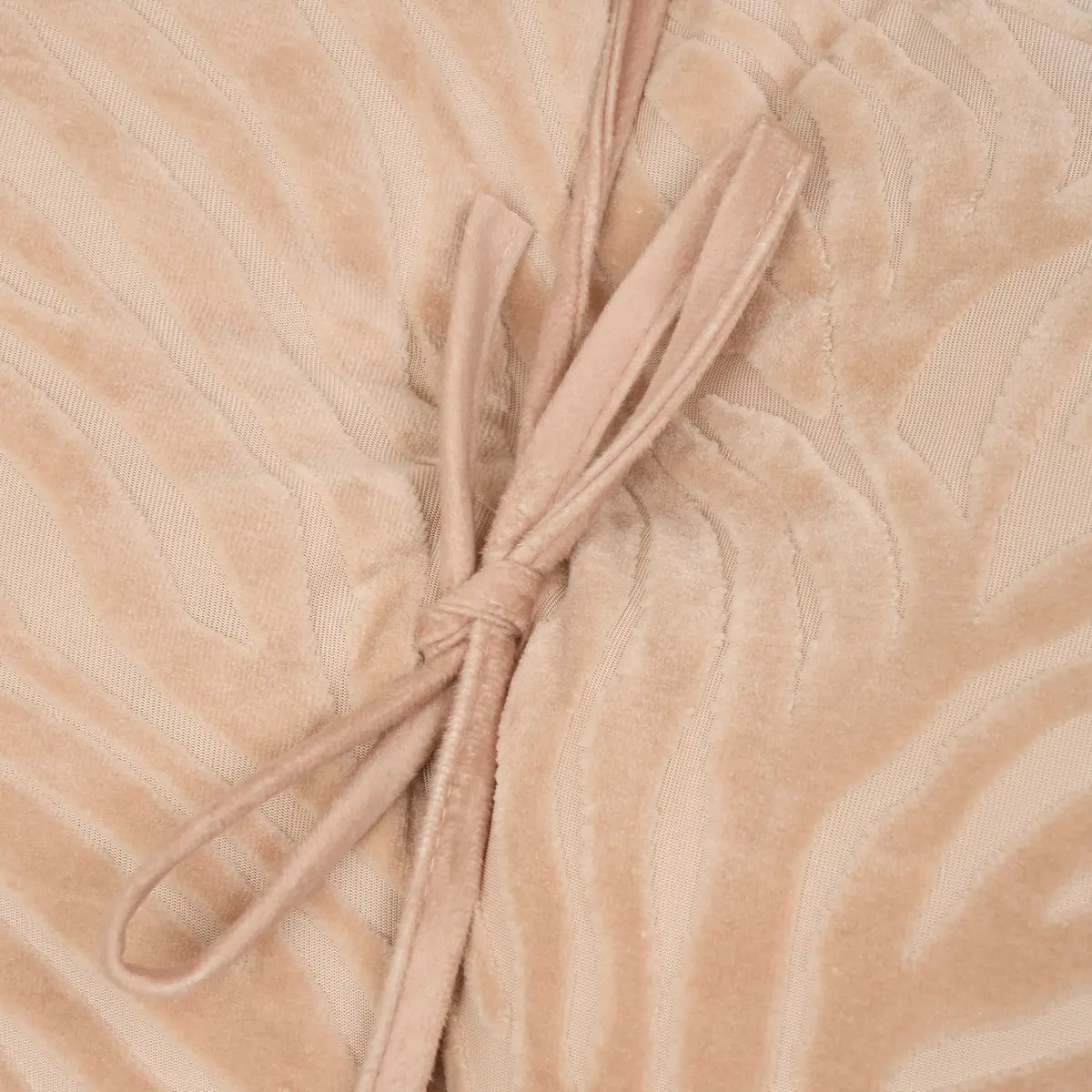Coussin de sol Tigris beige lin 120x60cm
