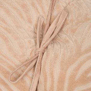Coussin de sol Tigris beige lin 120x60cm