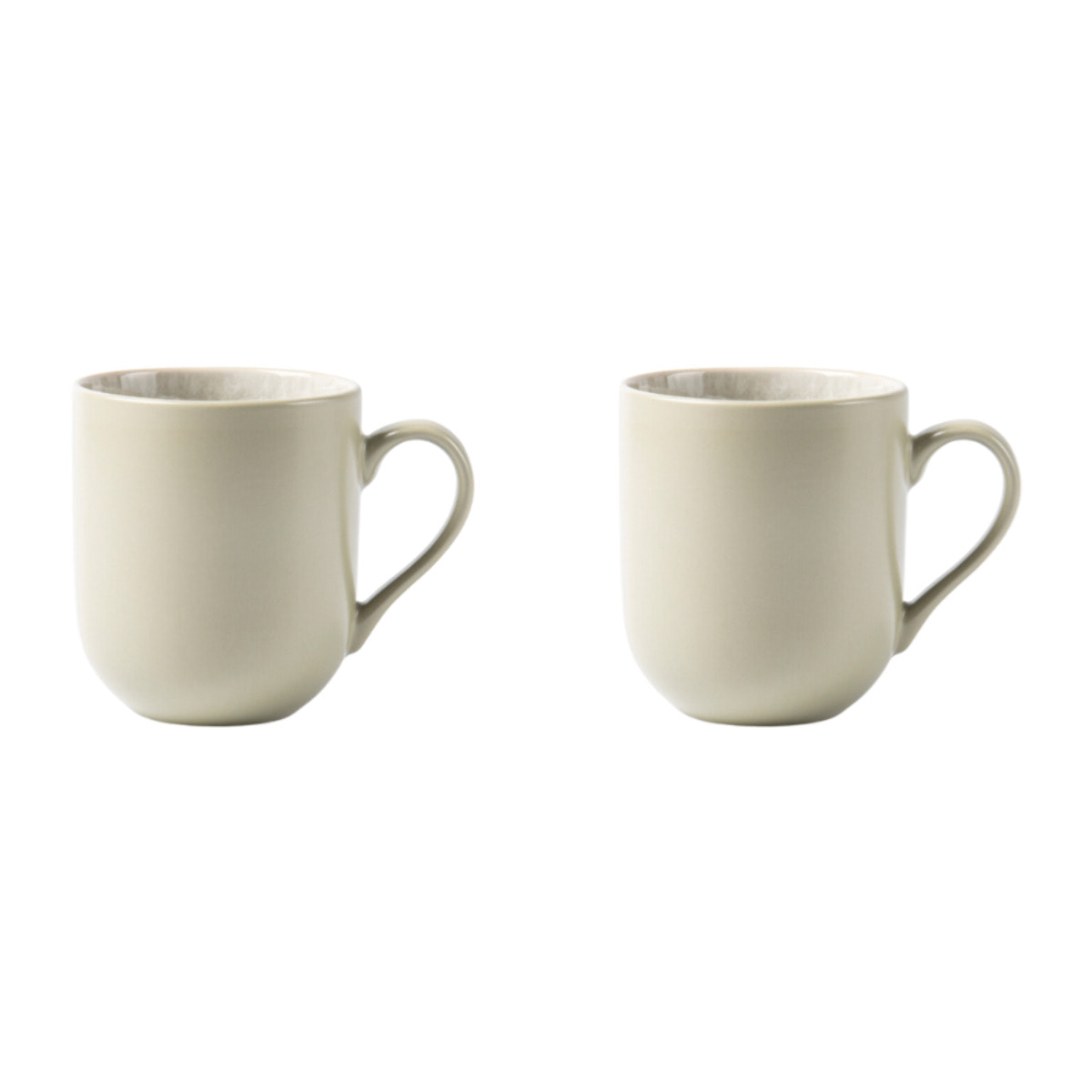 Lot de 2 mugs vert - "Iris"