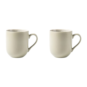 Lot de 2 mugs vert - "Iris"