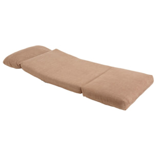 ANGELE - Chauffeuse 1 place multi-position en tissu couleur vieux rose