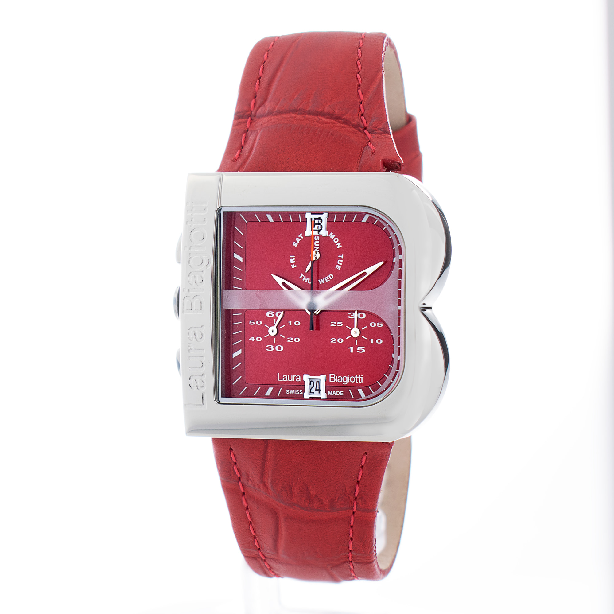 Reloj Laura Biagiotti LB0002L-RO Mujer Analogico Cuarzo con Correa de Piel