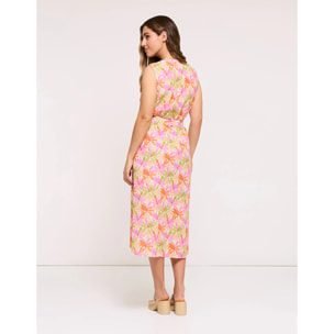Vestido Midi Multicolor - Clarina