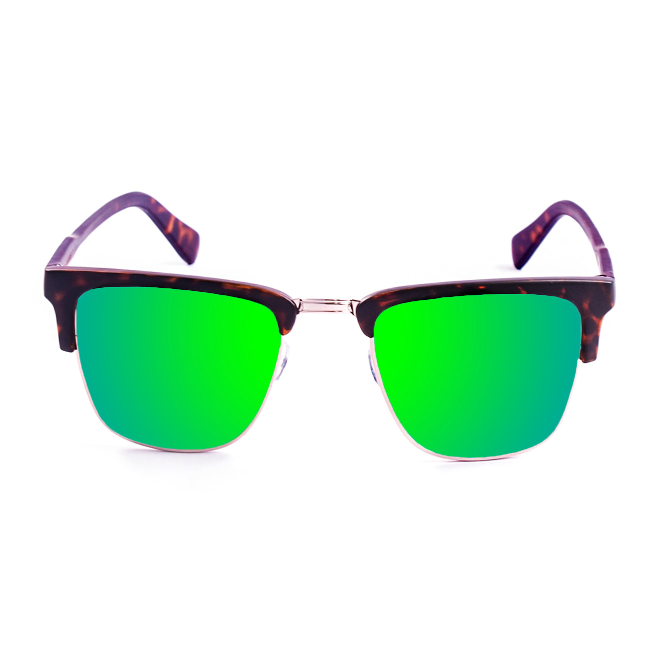 Gafas de sol PALO ALTO BOSTON - Marrón mate demi / Revo verde