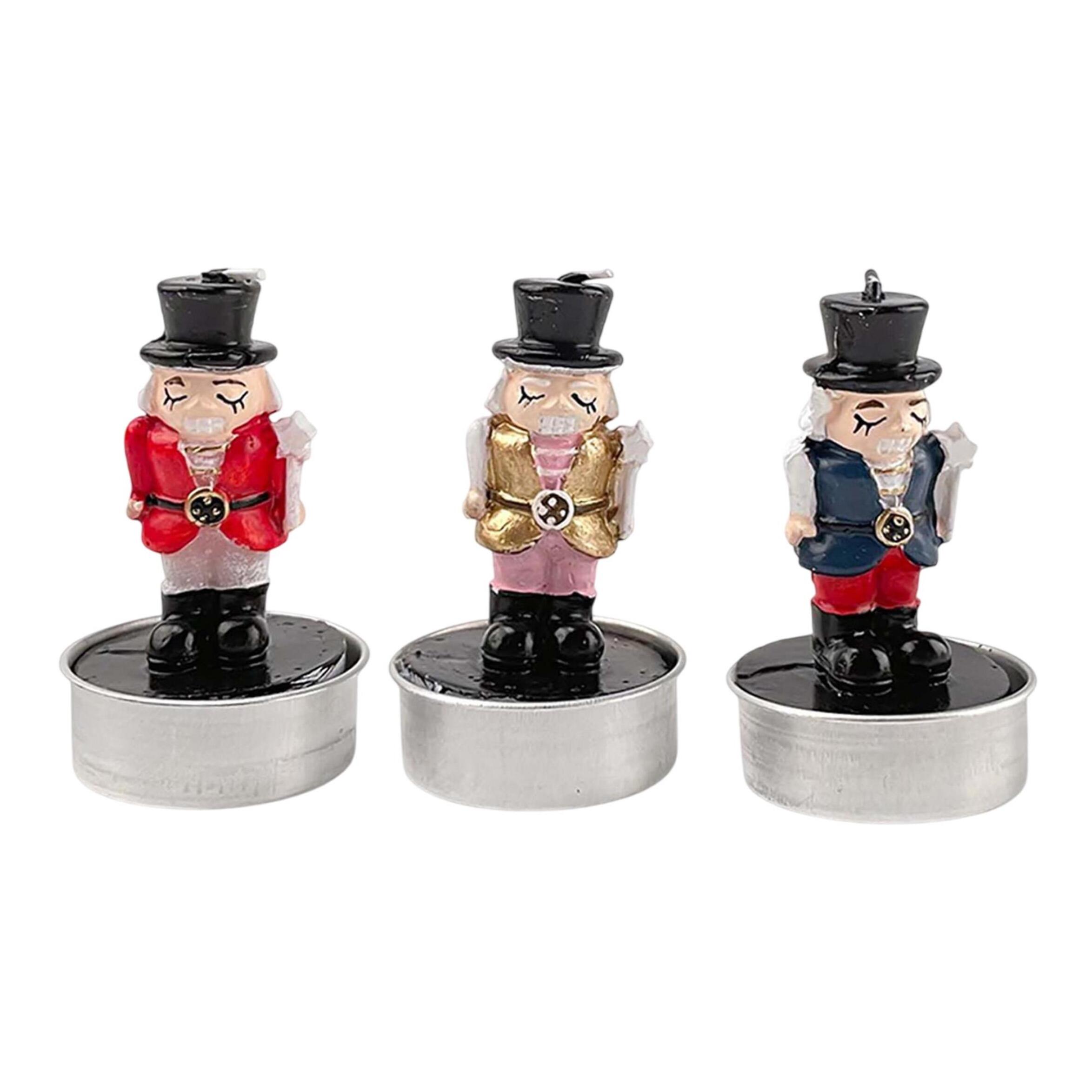 Set de 18 velas decorativas soldadito h.14cm - modelos surtidos