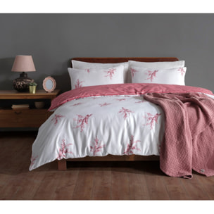 Parure housse de couette et taie(s) d'oreiller coton imprimé