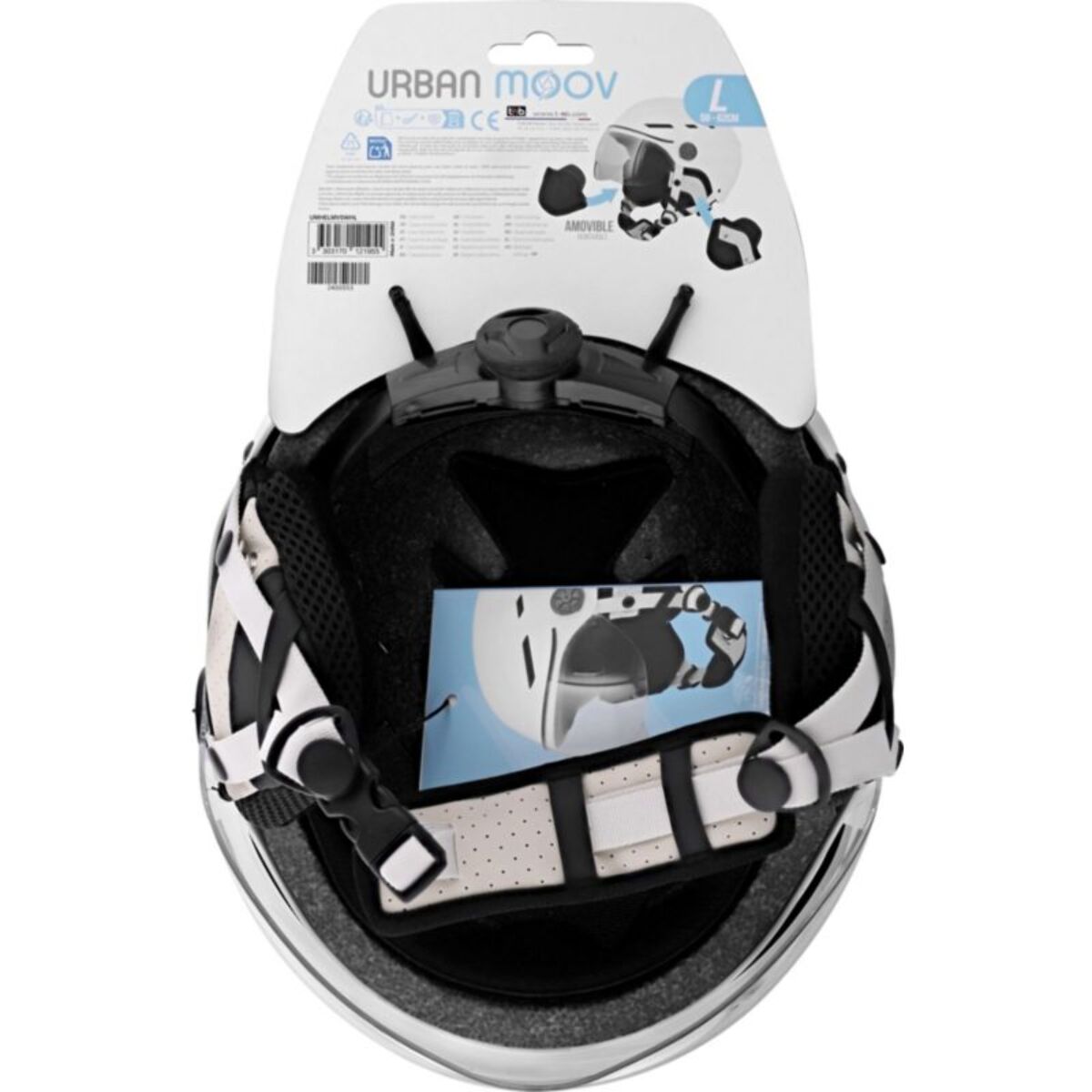 Casque TNB Taille L - Blanc