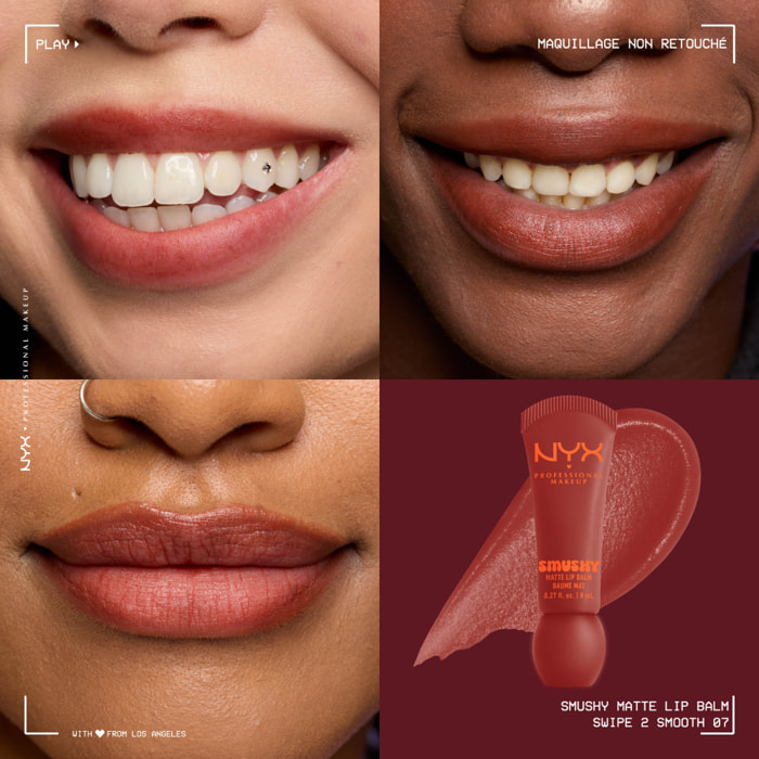 NYX Professional Makeup Smushy baume à lèvres teinté Swipe 2 Smooth