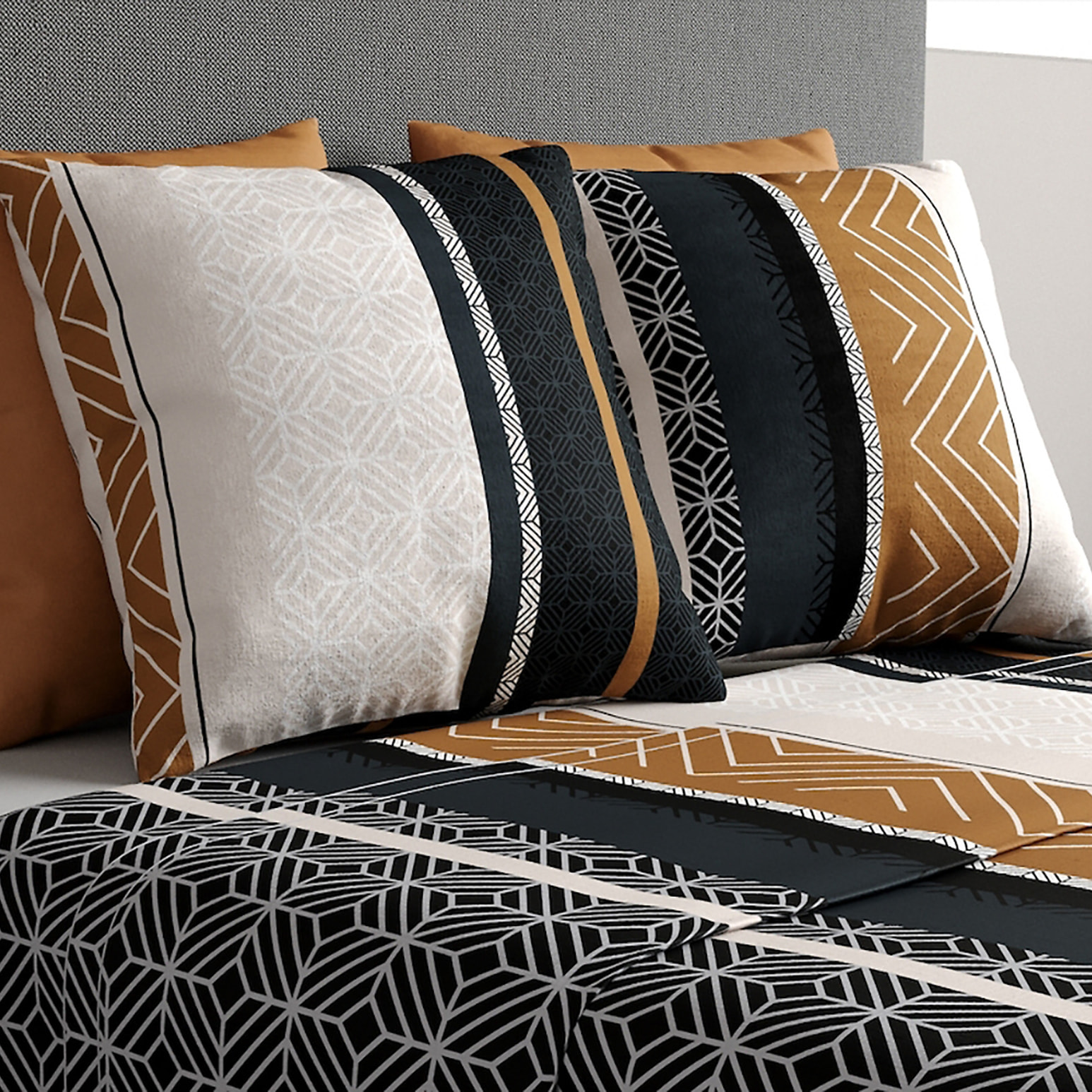 Parure De Drap 3pcs avec Drap Housse 90x190cm 100% Coton 57fils-trophÉ