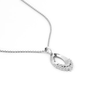 Collar Liwen acabado plata