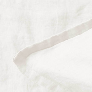 Set de 2 taies d'oreiller unies en lin, LIN LAVÉ