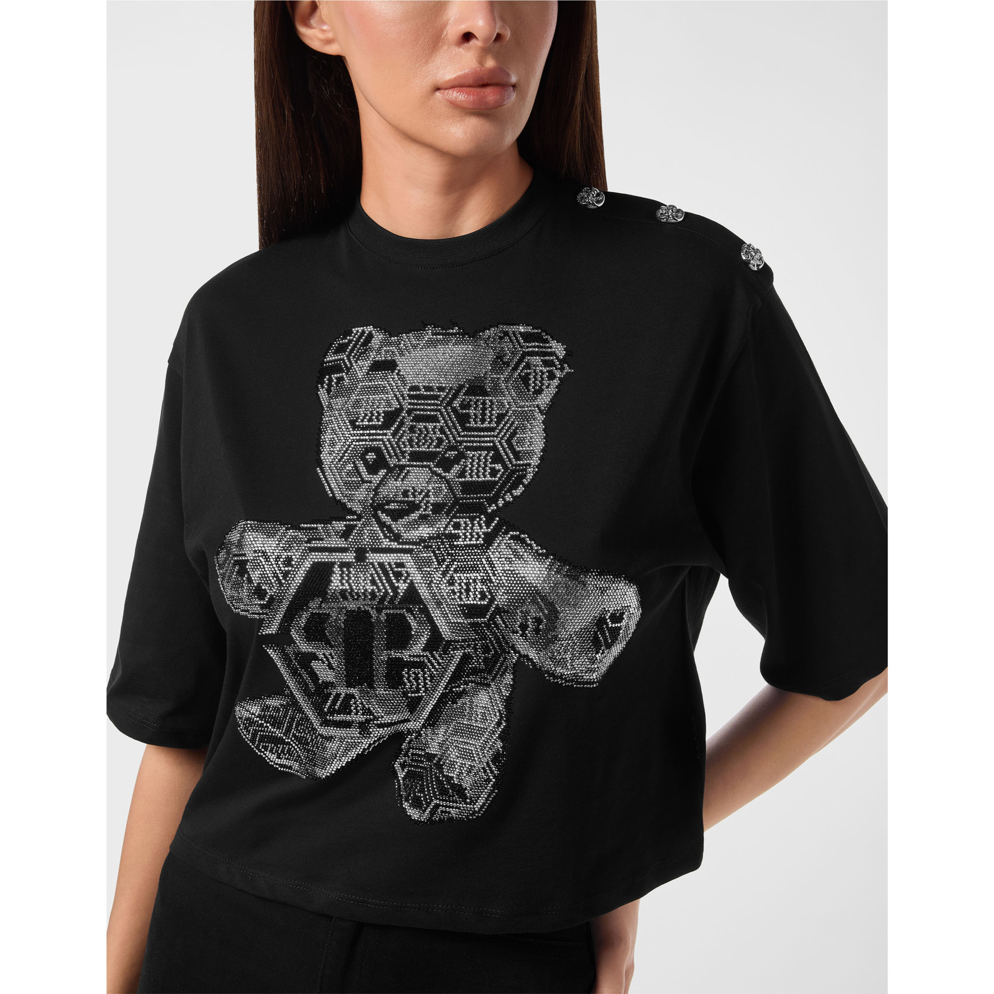 PHILIPP PLEIN T-Shirt Round Neck TEDDY