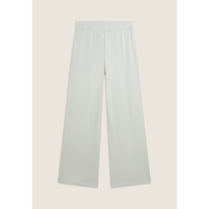 Pantalone donna wide leg in felpa di viscosa