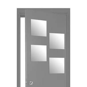 Lot de 4 miroirs carrés adhésifs 30X30