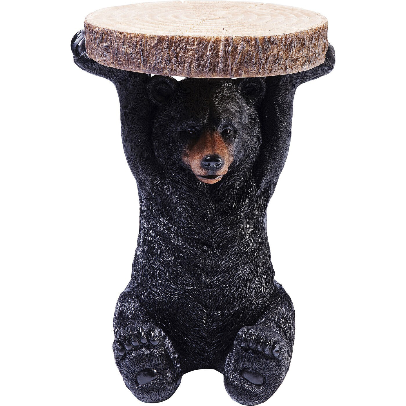 Table d'appoint Animal mini ours noir Kare Design