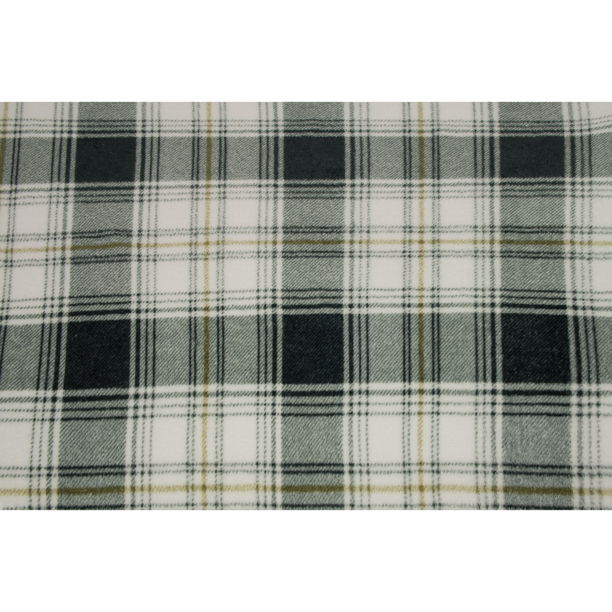 Plaid Coperta Pile Per Divano Scozzese Grigio