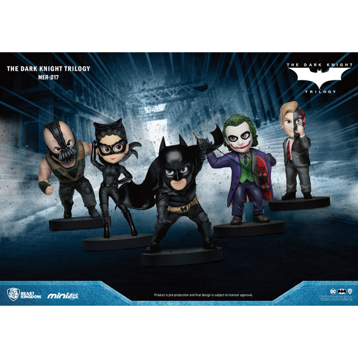 Batman Statua Due Facce Figura 8 Cm Mini Uova Beast Kingdom