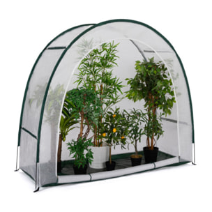 Serre d'hivernage demi-lune 200x80x170cm