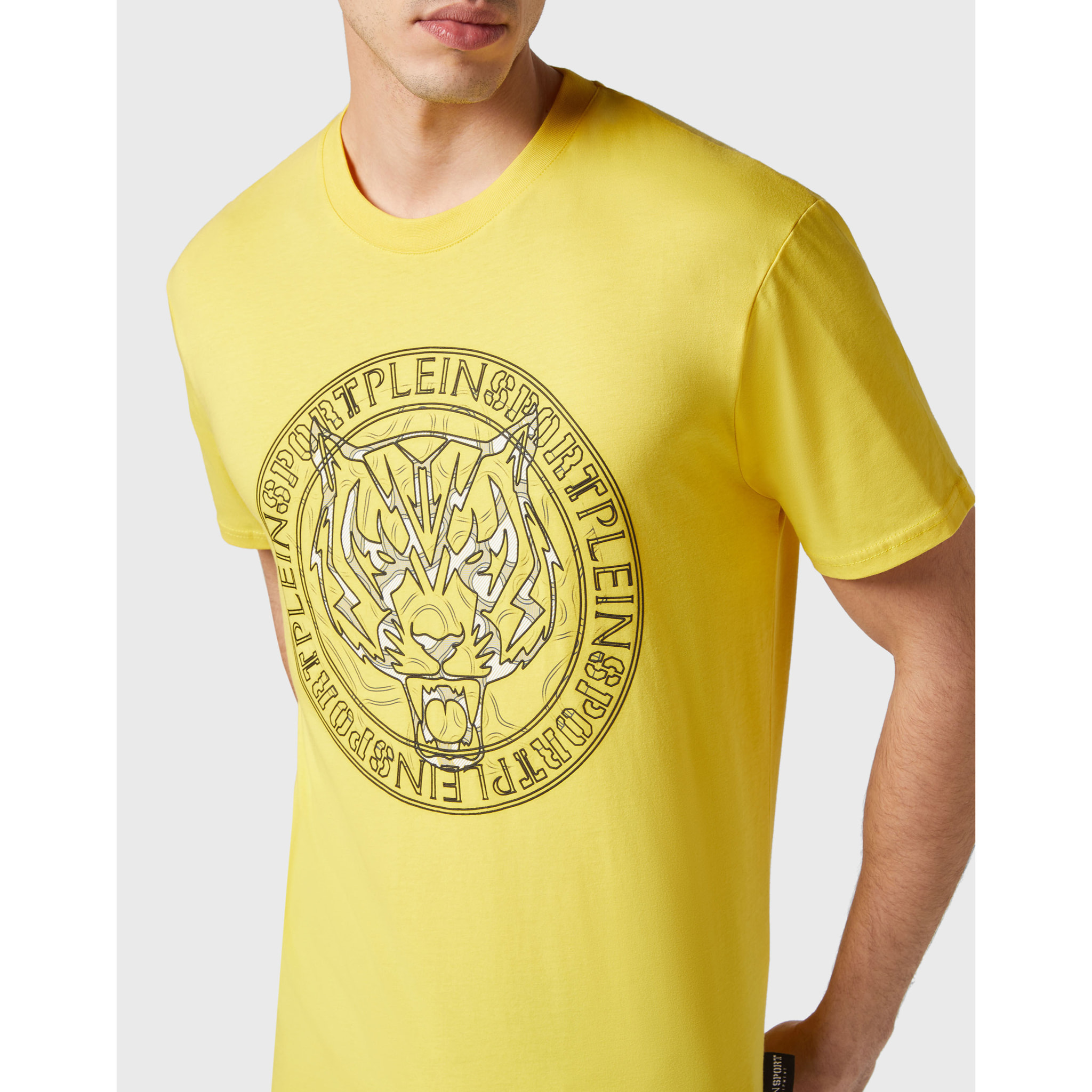 PLEIN SPORT Camiseta Cuello Redondo TIGER