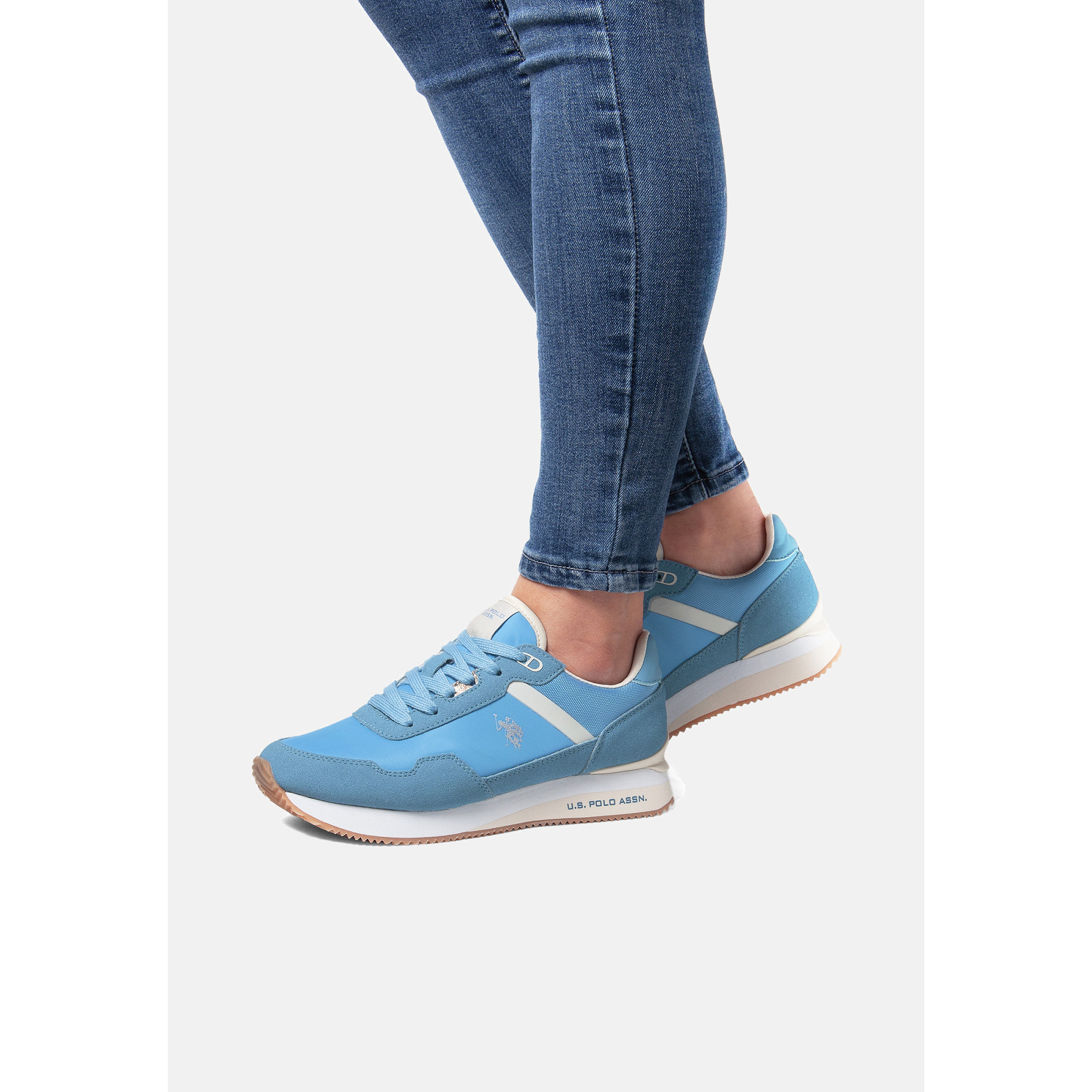 U.S. Polo Assn. - Sneakers FRISBY005W/5HT1 in sintetico per donna