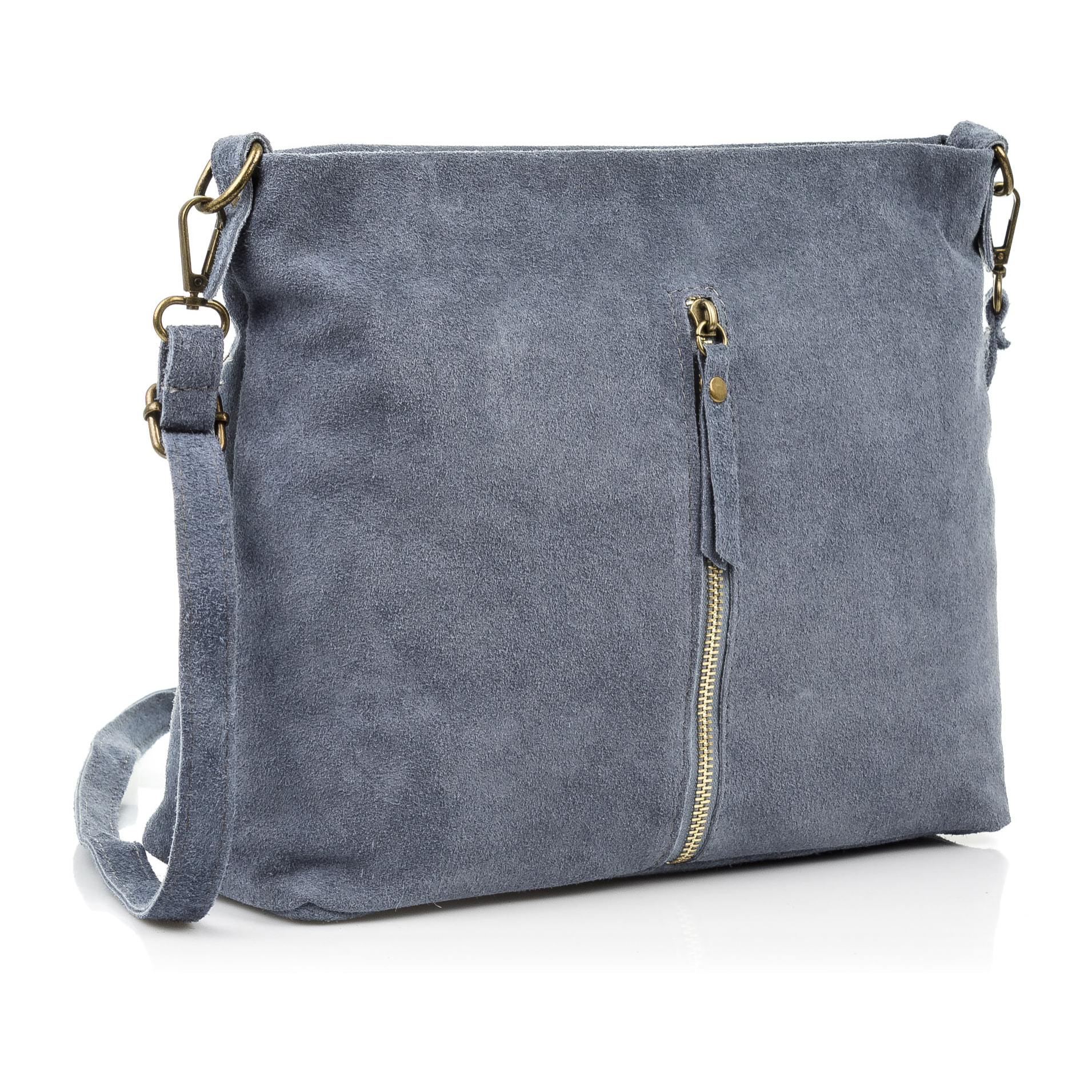 Mareta Borsa a tracolla Donna.
Pelle autentica Camoscio