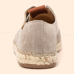 Zapatos N678 SILK SUEDE TAUPE / CAMPOS color Taupe