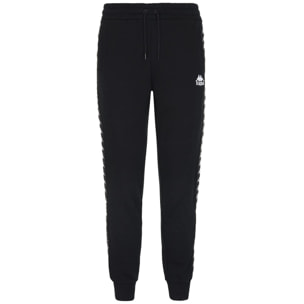 Kappa - Pantalones Hombre Negro - 222 BANDA ALANZ 2
