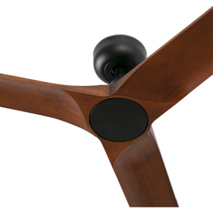 HEYWOOD S Ventilatore a soffitto  nero/legno scuro