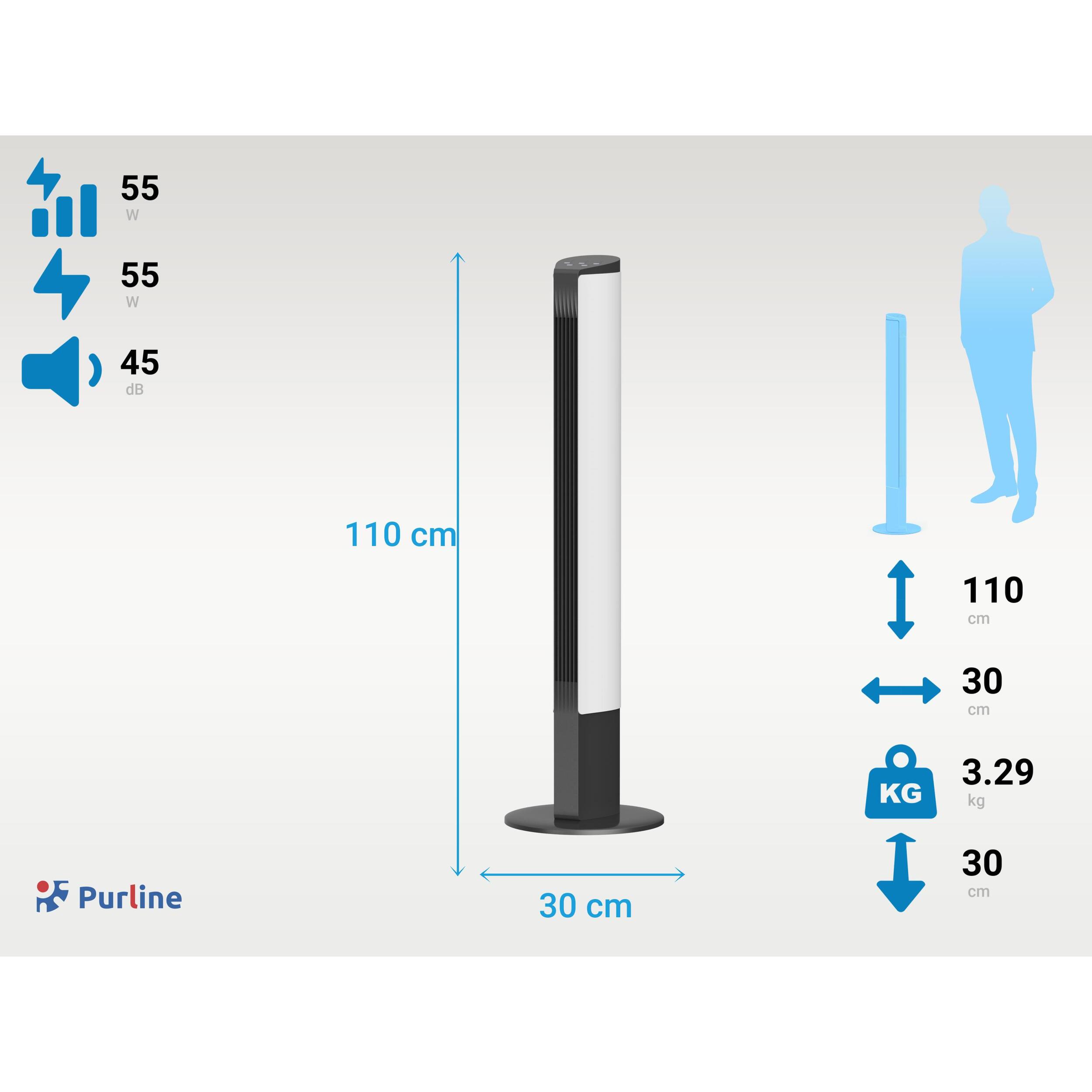 Ventilateur colonne sans pales de grande hauteur
