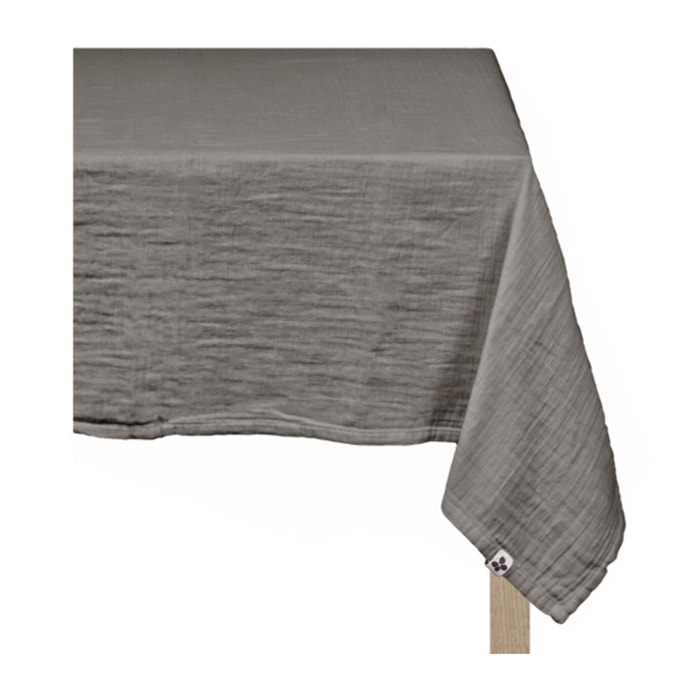 Nappe 150 x 250 cm double gaze de coton gaufrée - 9 coloris - GAIA