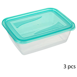 3 boîtes de conservation "Fresh & Freeze" 1,25L