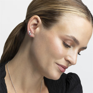 Pendientes Lux by Lux acabadoss en rodio