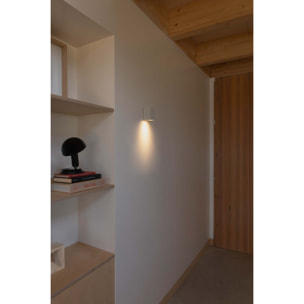 LUNE Applique carré blanche