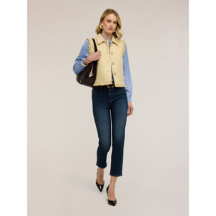 Motivi - Jeans mum fit vita alta - Blu