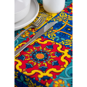 Nappe 140×180 Excelsa – Trinacria, Coton Multicolore