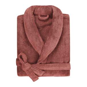 Peignoir col châle 100% Coton BIO, DOUCEUR