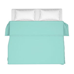 LENZUOLO SOPRA LETTO SINGOLO ACQUA 100% COTONE