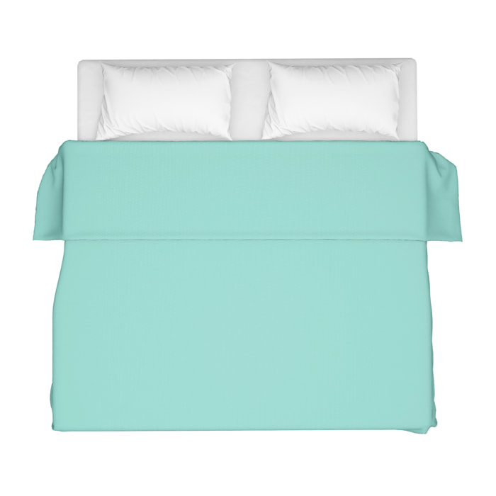 LENZUOLO SOPRA LETTO SINGOLO ACQUA 100% COTONE