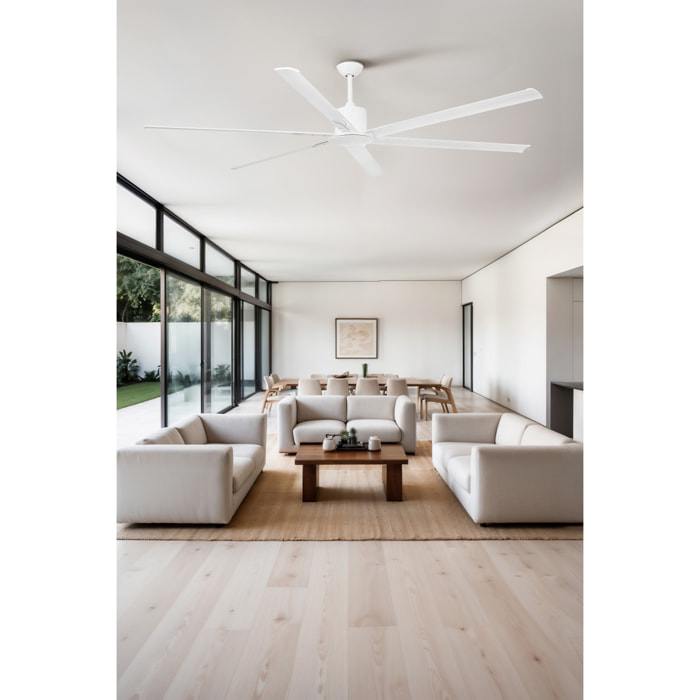 ANDROS XXL Ventilador de techo blanco
