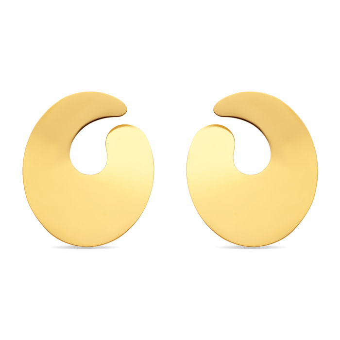 Pendientes Borka acabado oro amarillo 18k