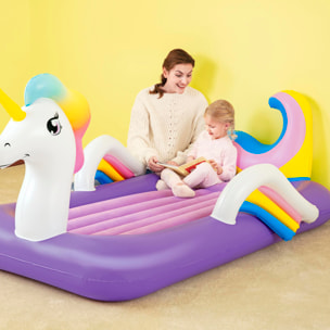 UP, IN & OVER. LETTO GONFIABILE BAMBINI UNICORNO 196 X 104 X 84 CM